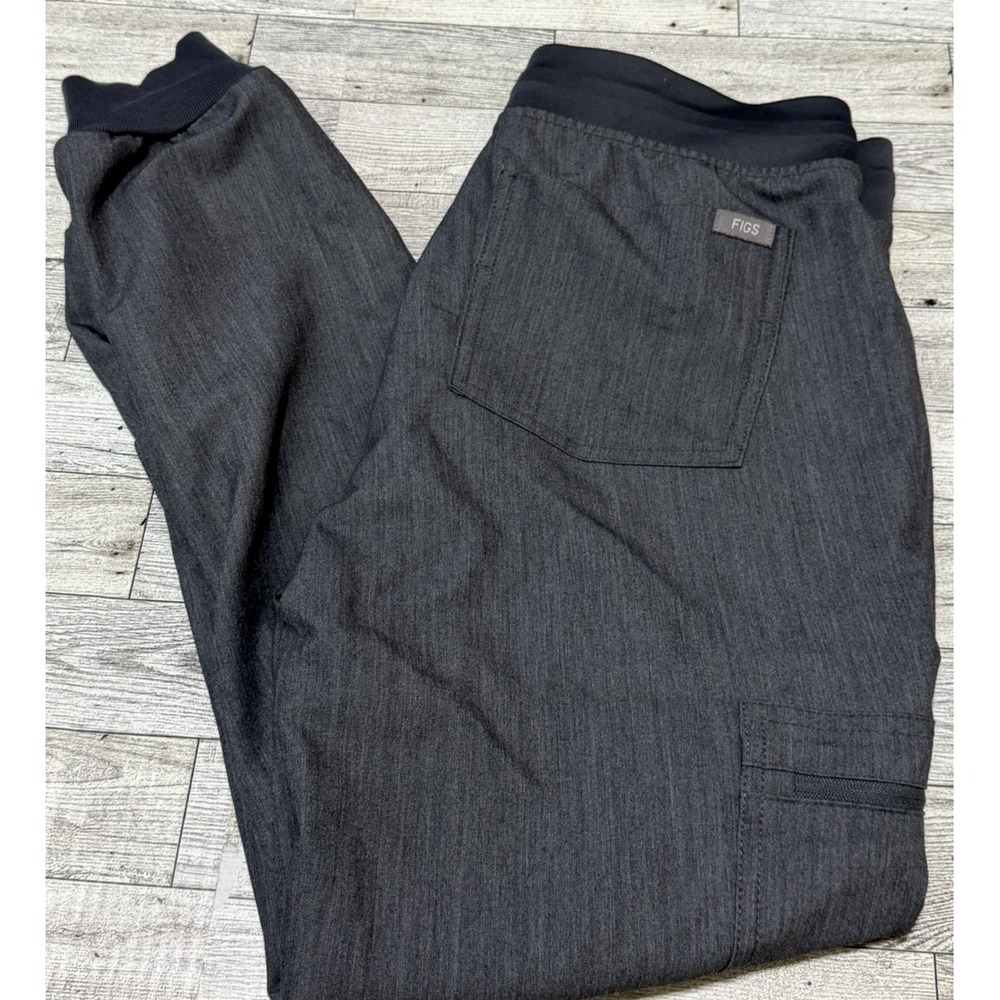 FIGS Scrub Jogger Pants Women's XS Petite Gray Technical Collection Cargo XSMALL